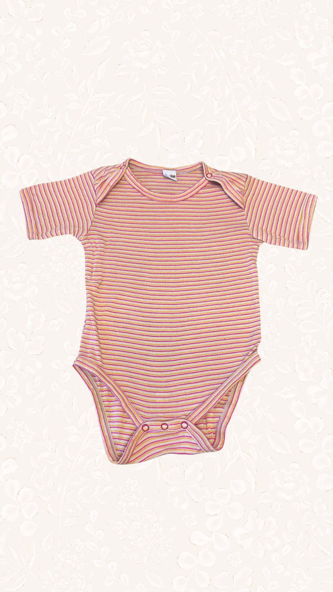 Body Kurzarm Rosa 74/80 Smile