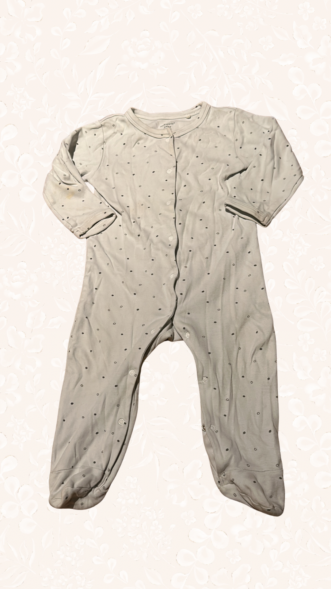 Pyjama Weiss 80