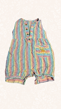 Einteiler Kurz Regenbogen 80