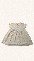 Kleid Kurzarm Grau 92
