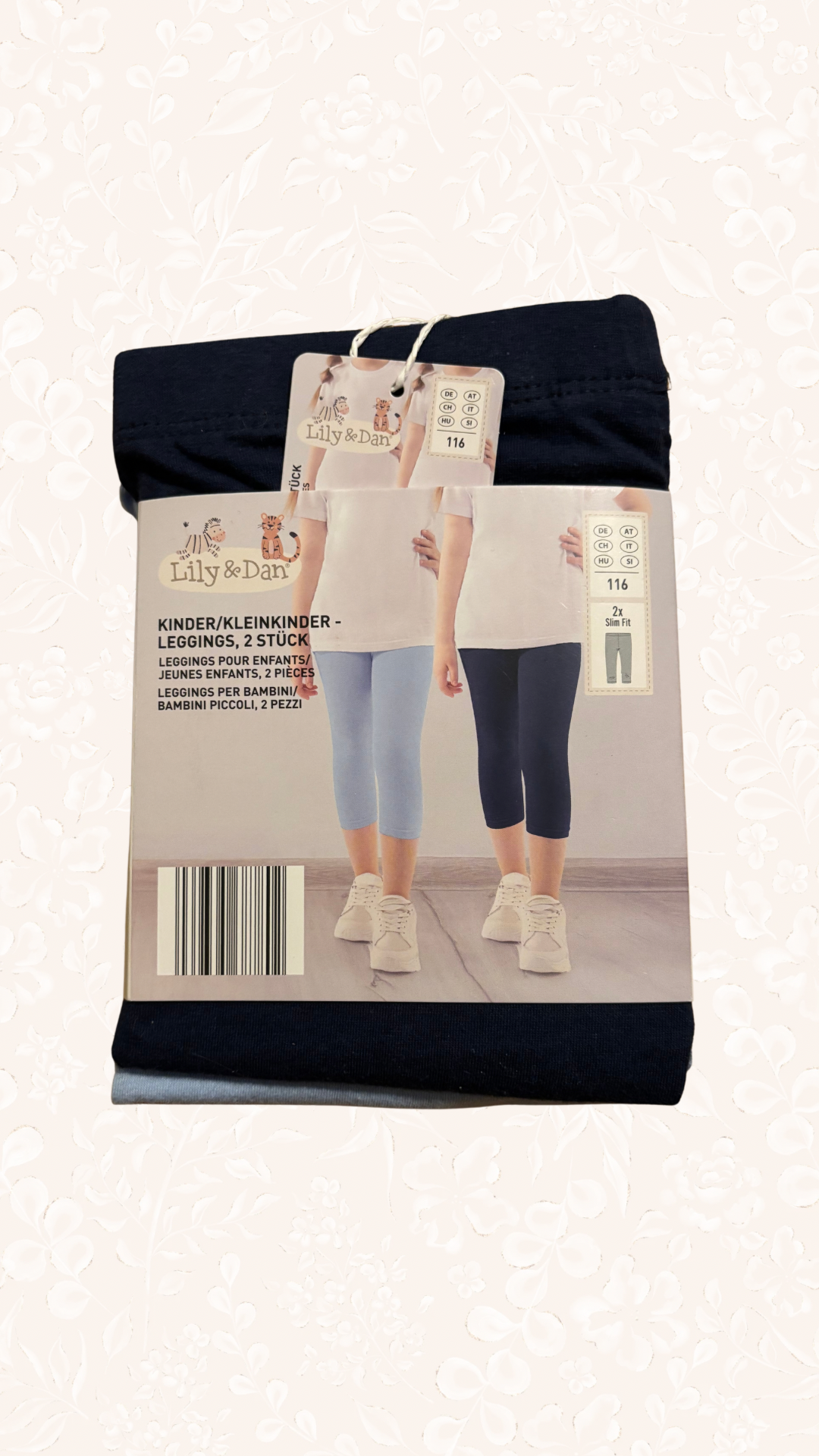 Leggins 3/4 2stk Neu 116