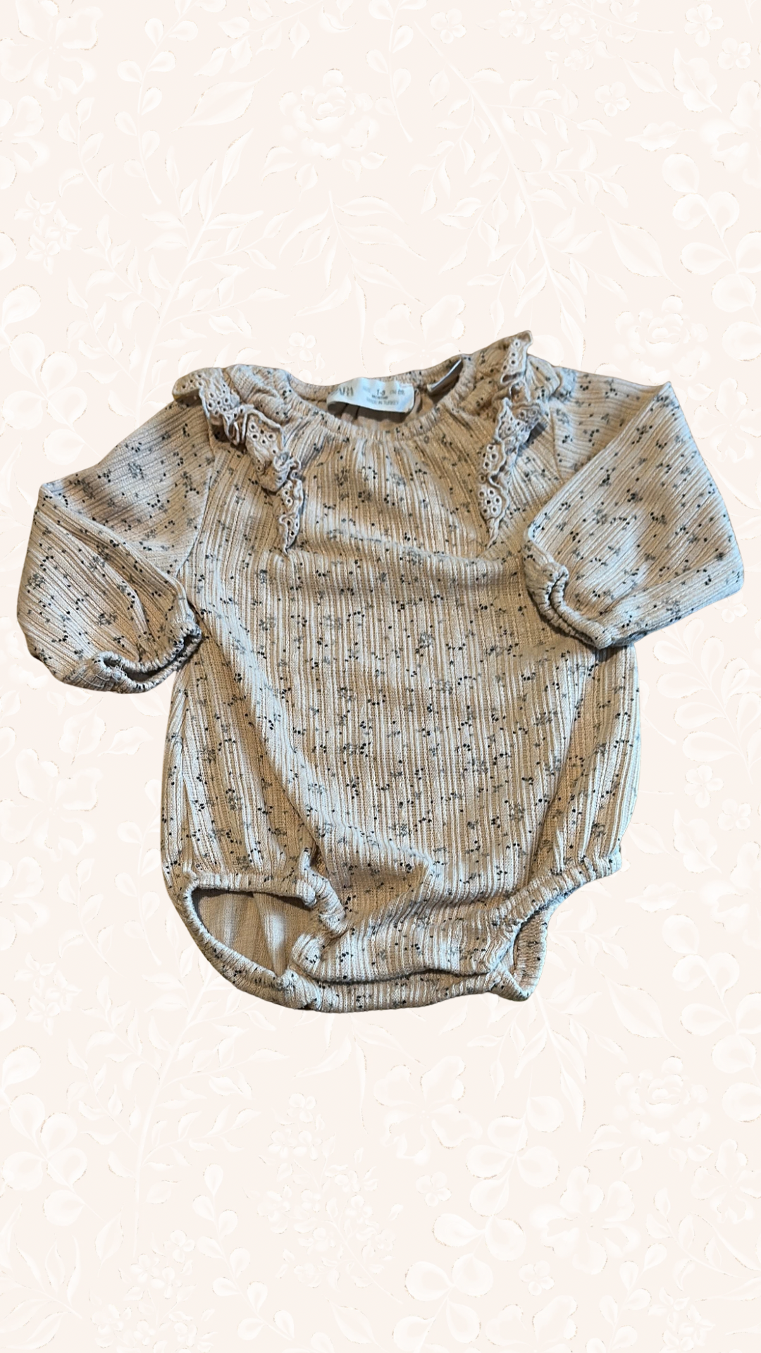 Body Langarm Blumen 62