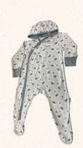 Pyjama mit Kapuze 74/80 Bornino