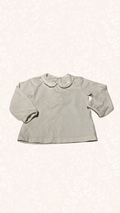 Langarmshirt Weiss 74