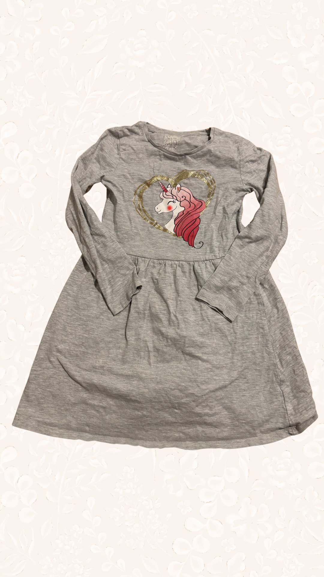 Kleid Einhorn 128