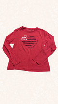 Langarmshirt Herz 122/128