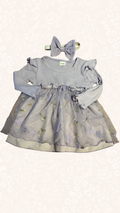Kleid mit Schleife 74/80