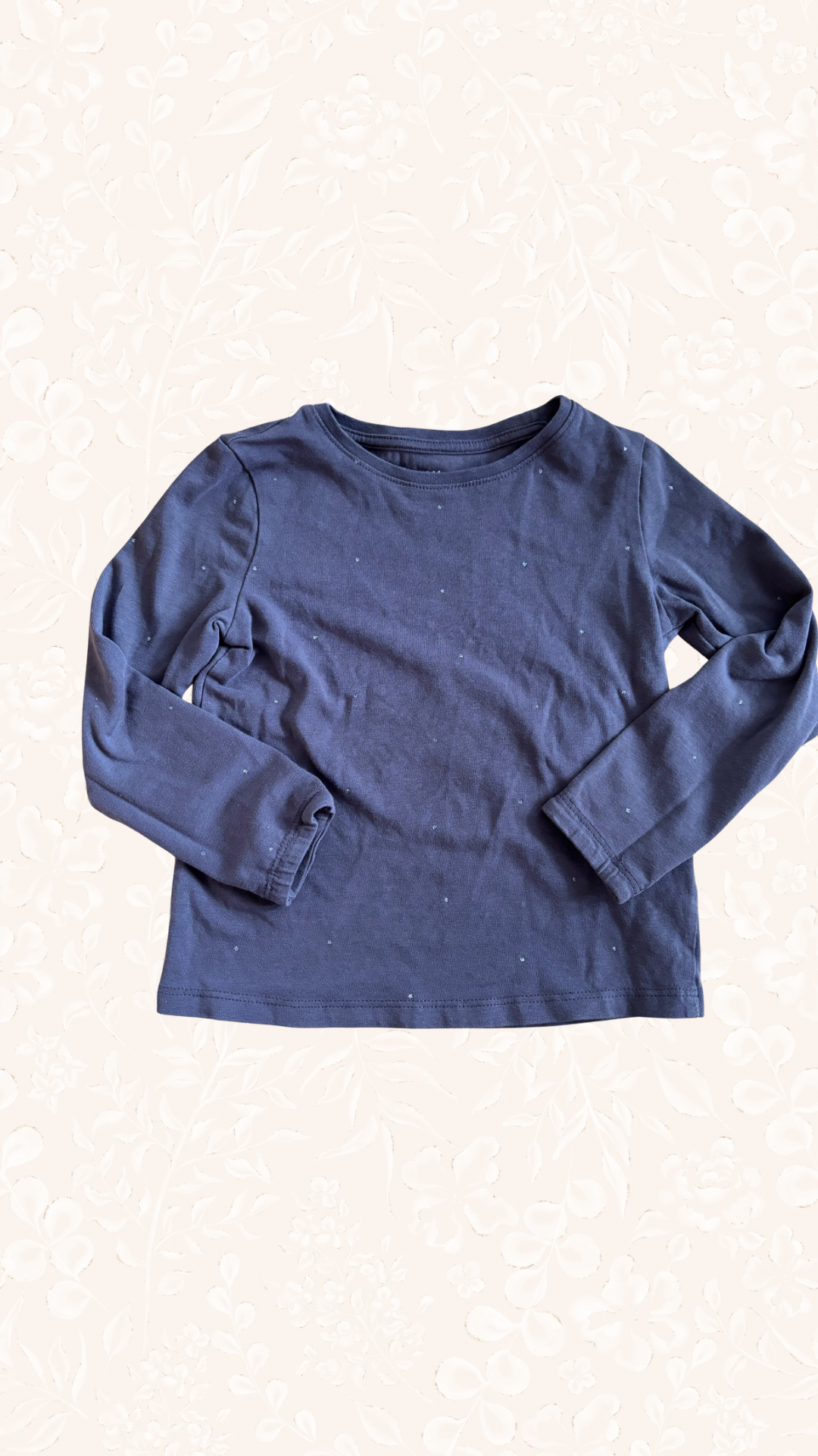 Langarmshirt Glitzerpunkte 98/104