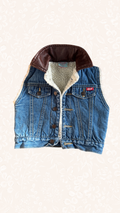 Gillet Jeans Gefüttert 92