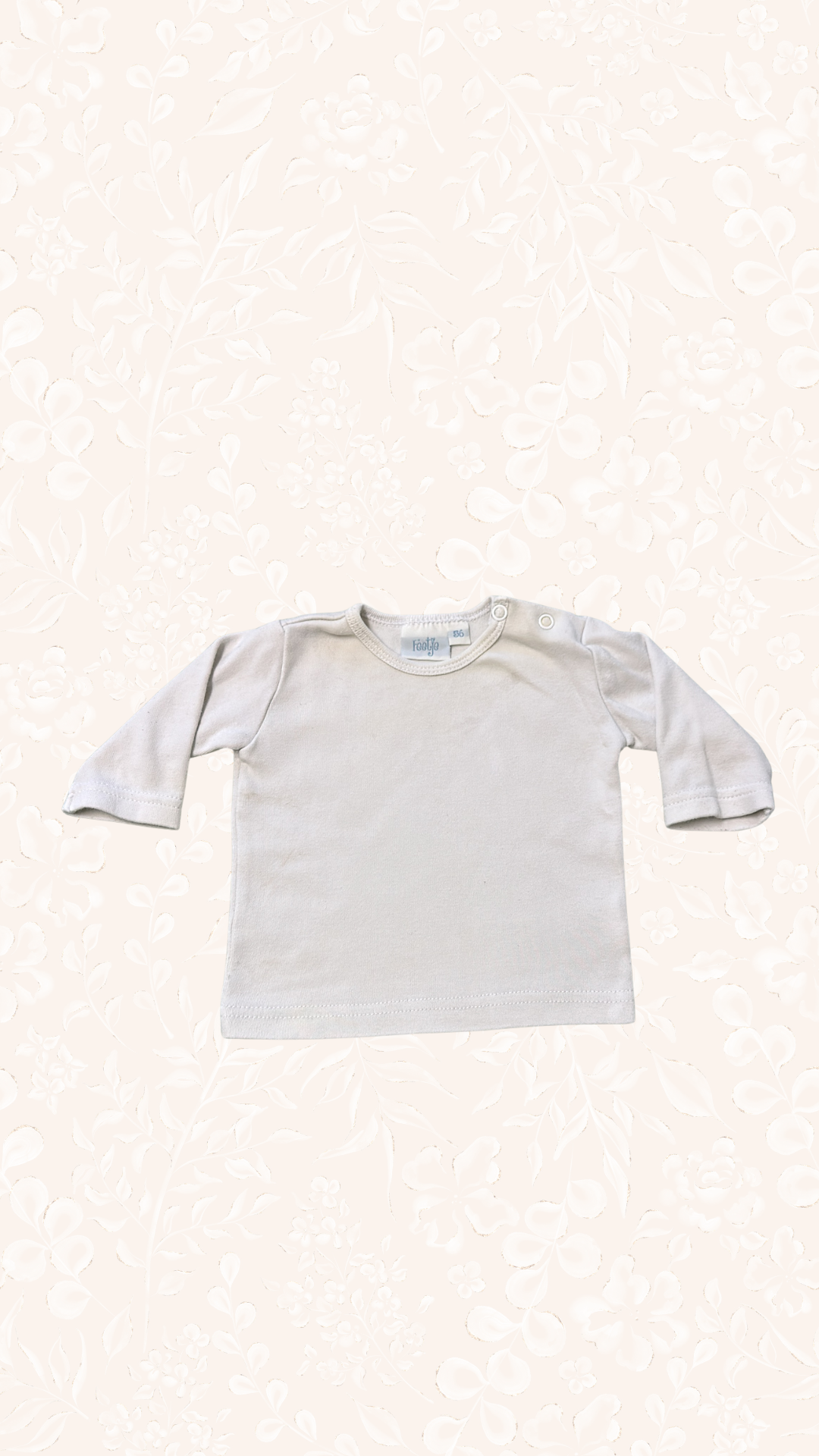 Langarmshirt Weiss 56 Feetje