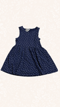 Kleid mit Weissen Herzen 110