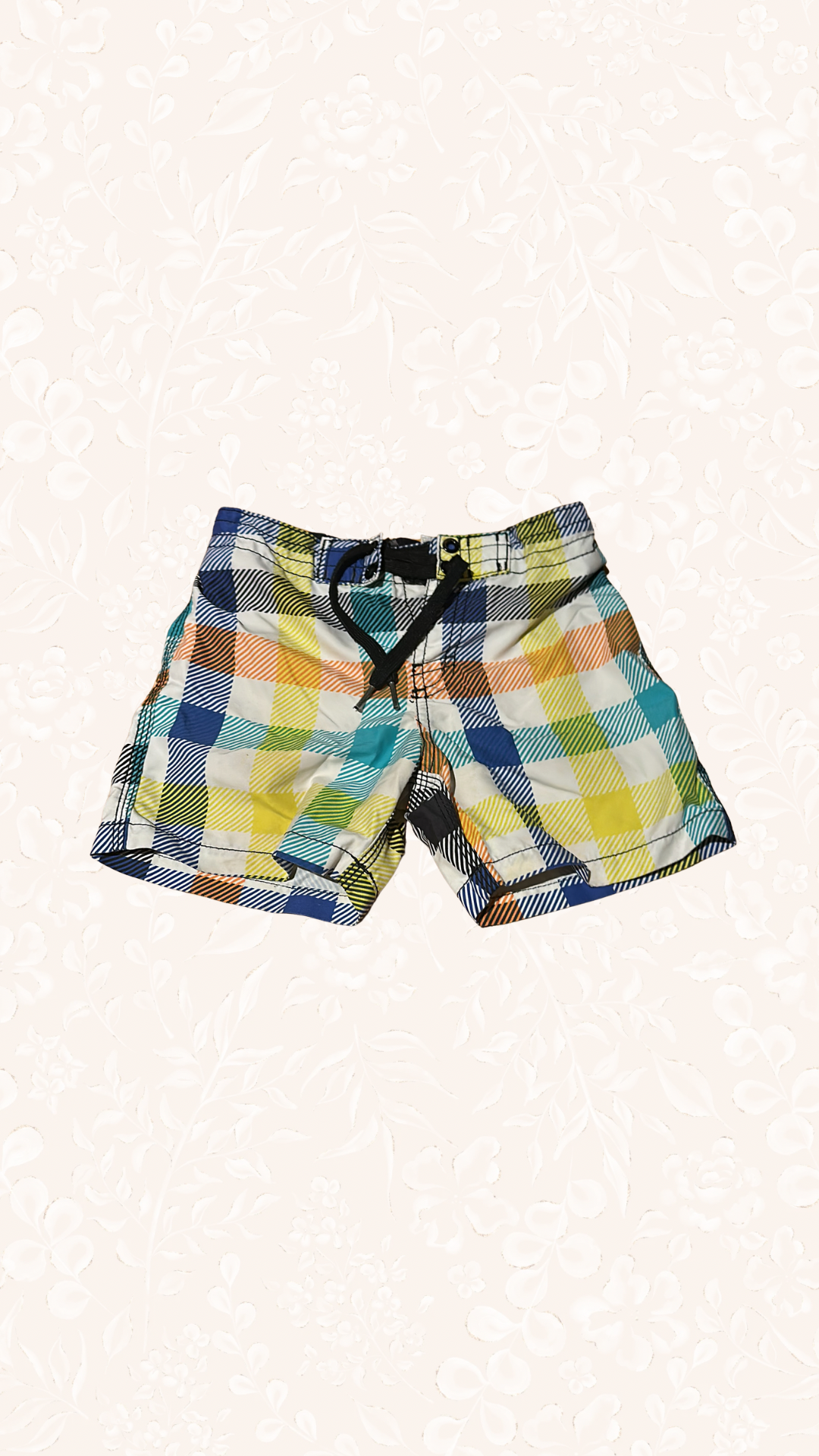 Badehose Kariert 110/116