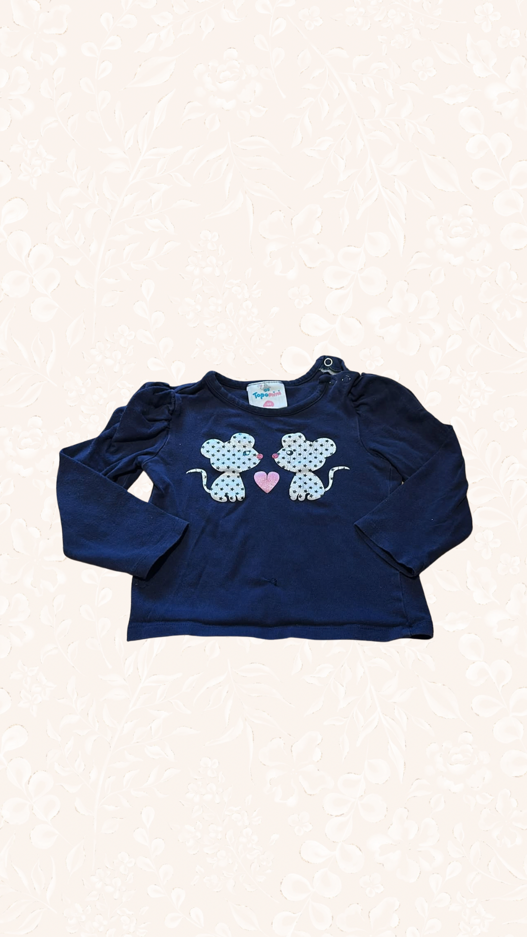 Langarmshirt Mäuse 80