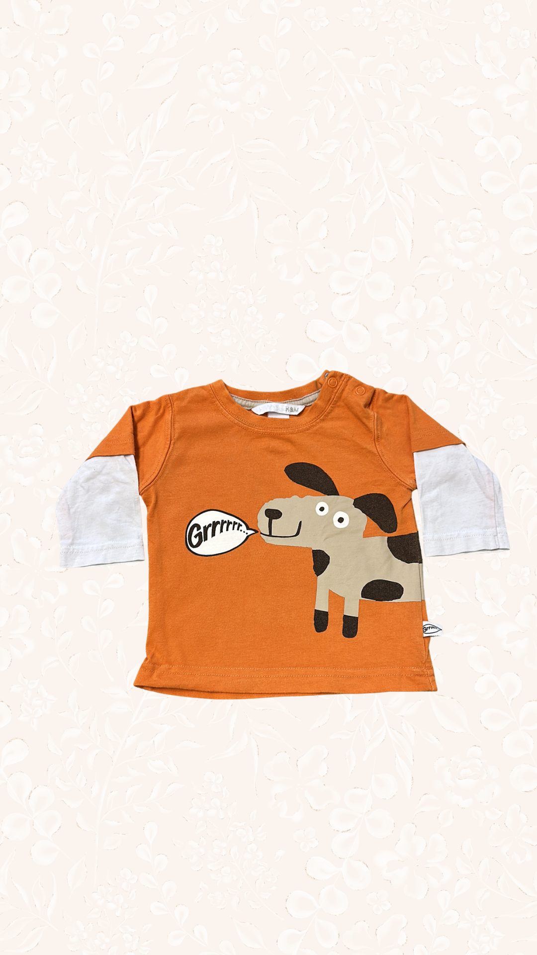 Langarmshirt Hund 62 H&M