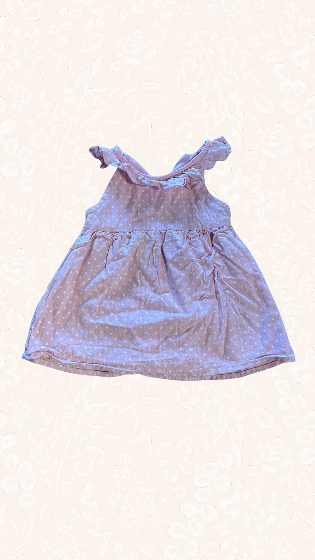 Kleid Rosa Herz 80