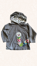 Langarmshirt Grau 92