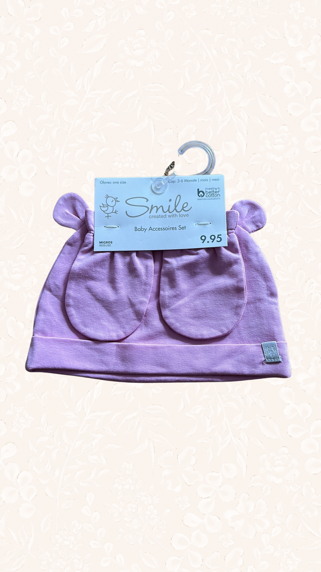 Mütze mit Fäustlingen Set 68