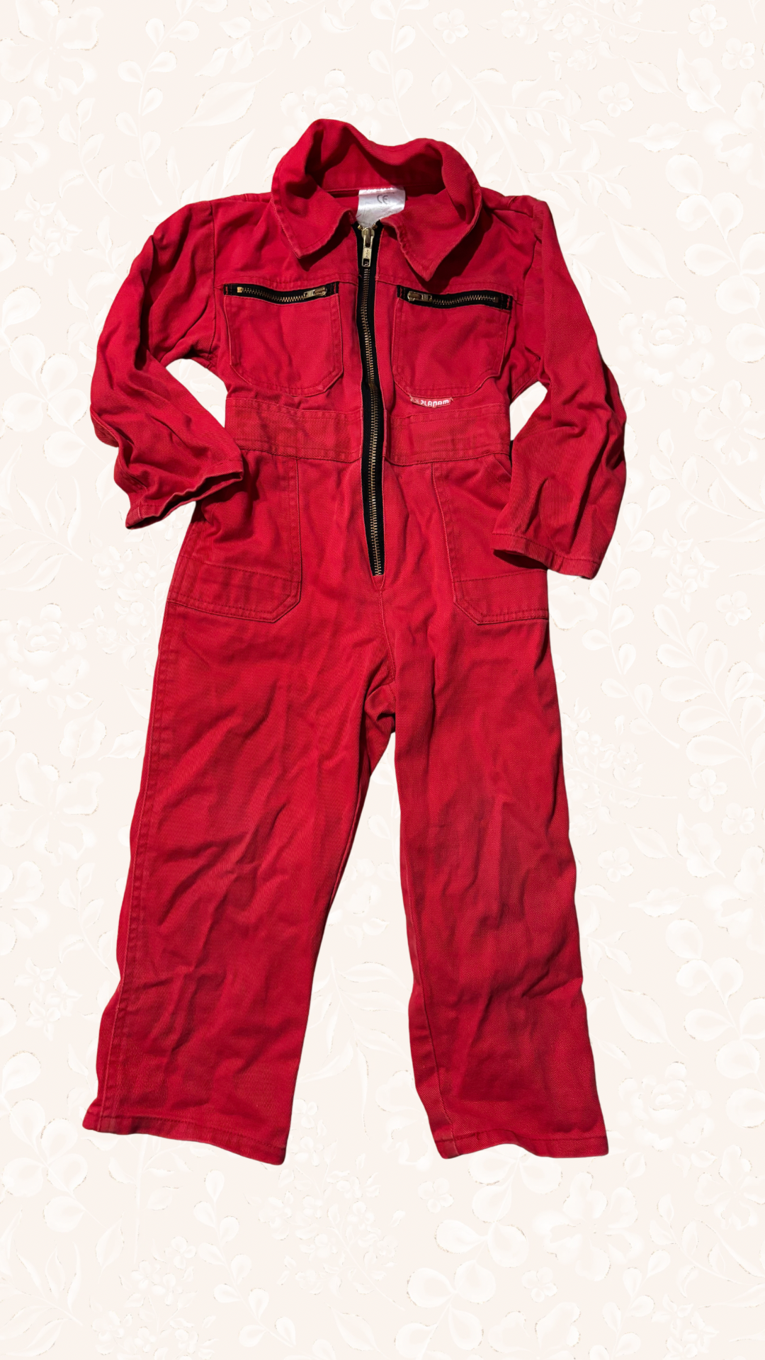 Jeansoverall Rot 98/104