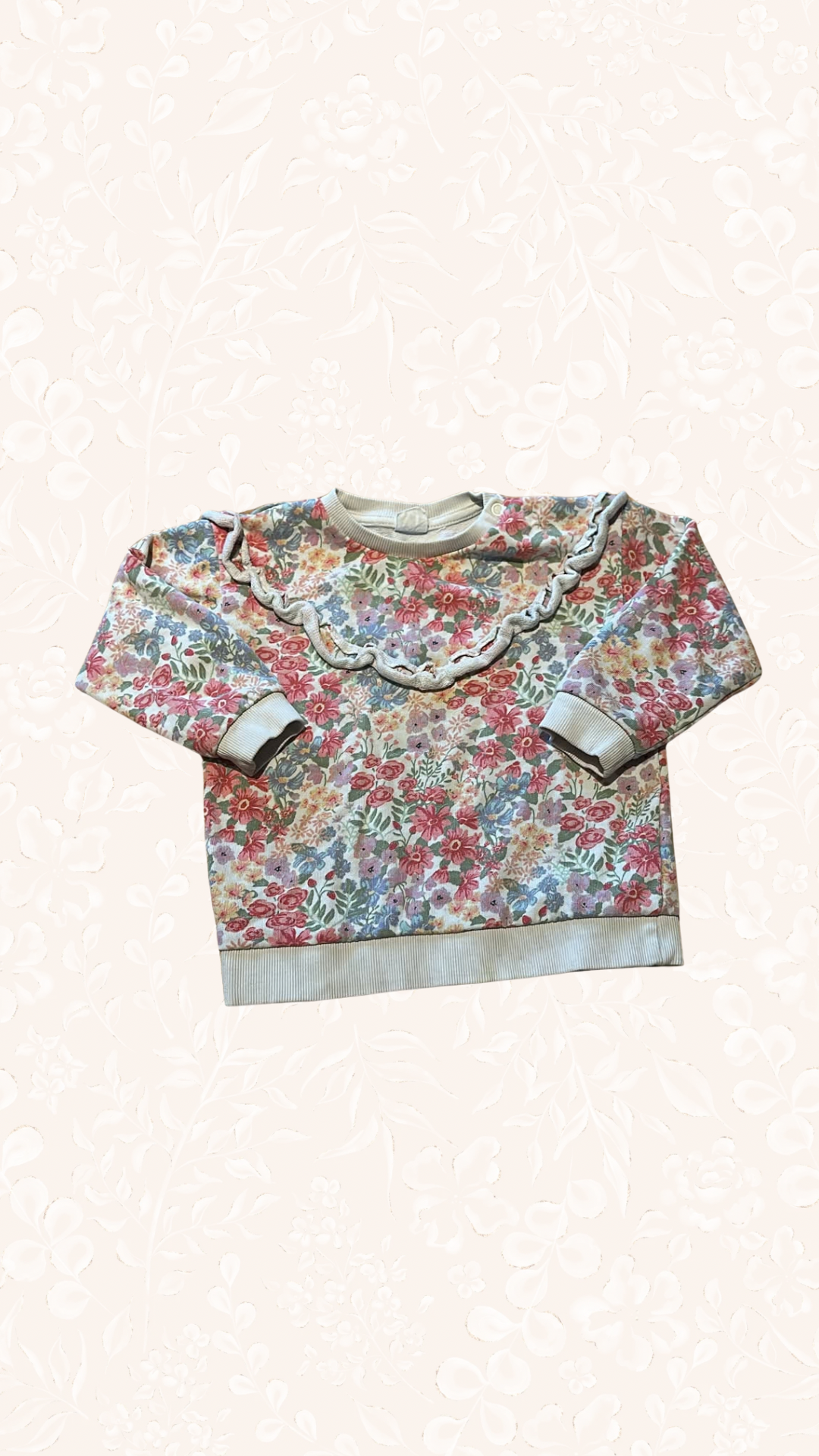 Pullover Blumen 92