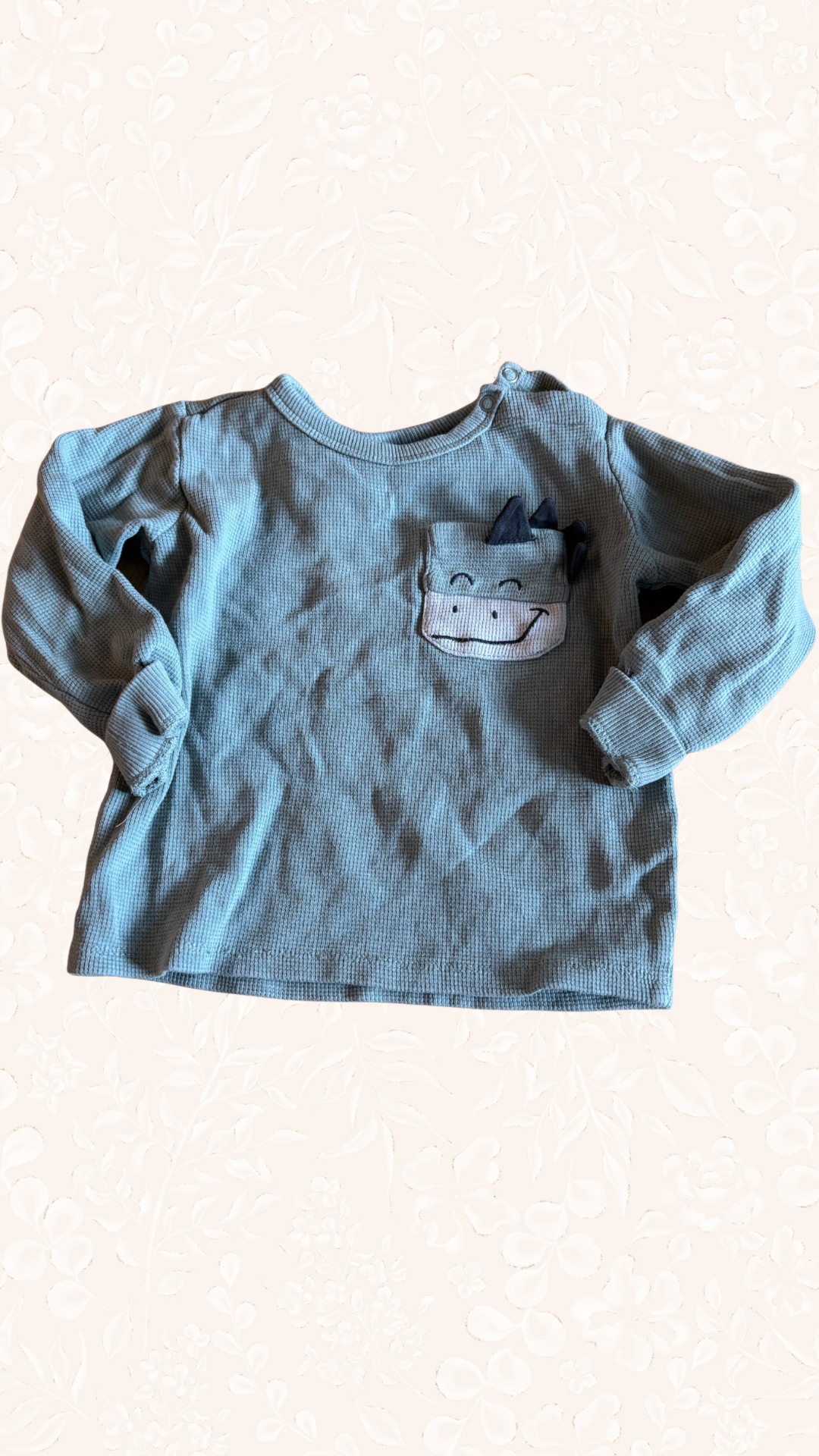 Langarmshirt Dino 92