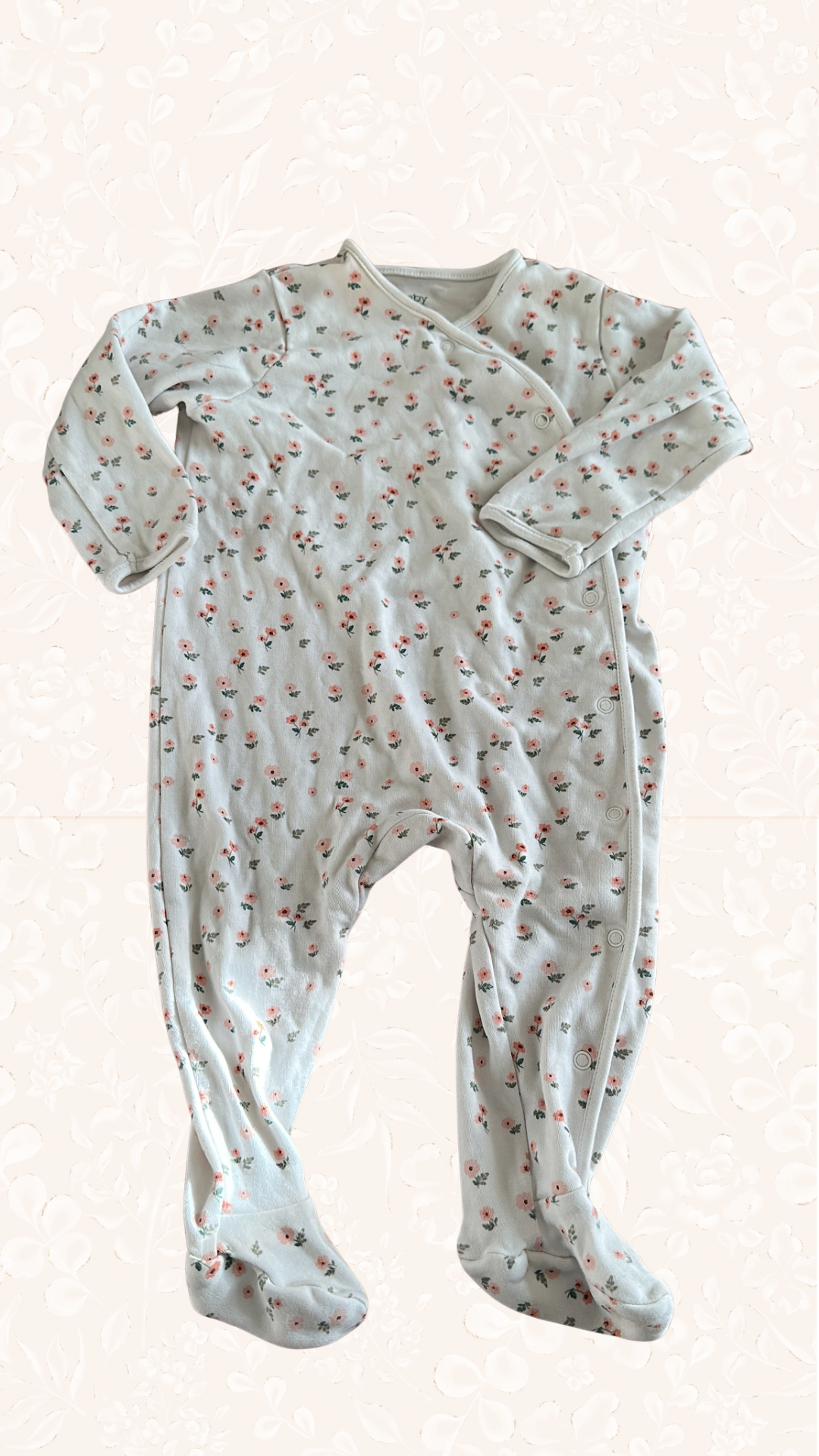 Pyjama Blumen 74