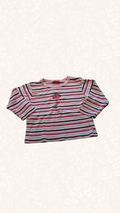 Langarmshirt Streifen 80
