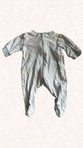Pyjama Hellblau Gestreift 50/56