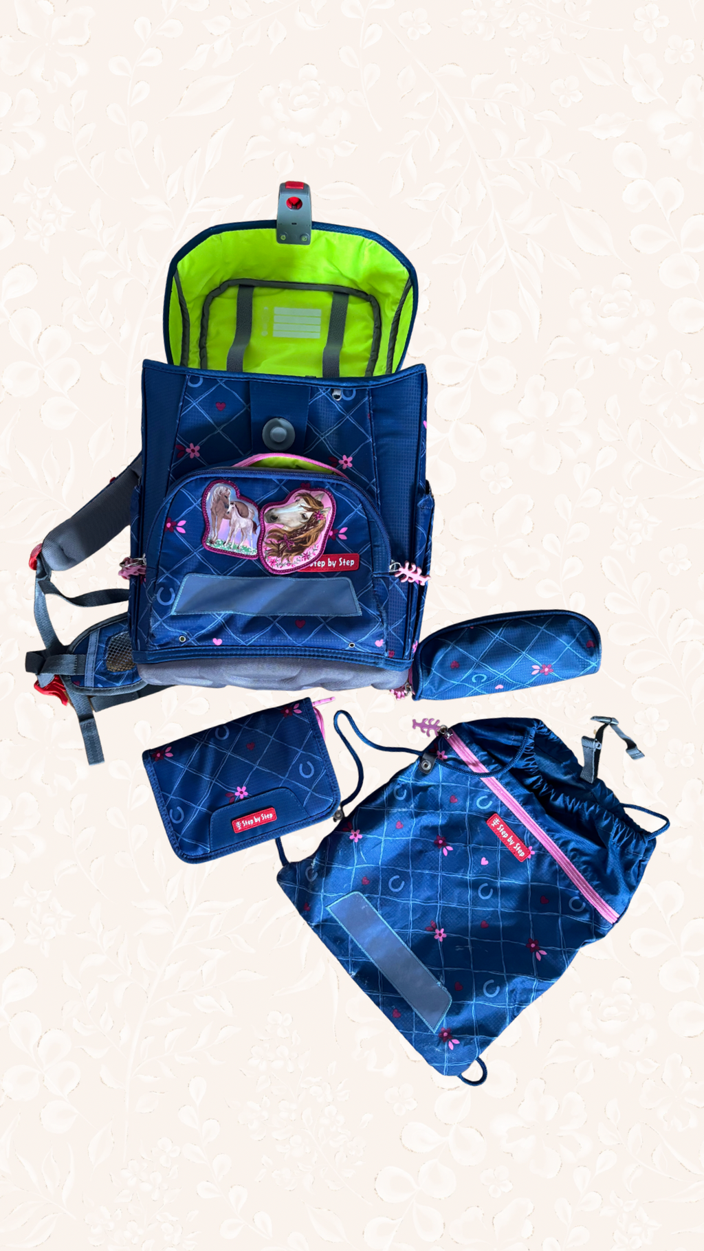 Step by Step Schultasche mit Zubehör