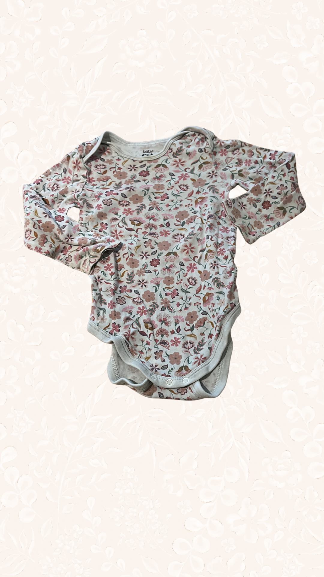 Body Langarm Blumen 92