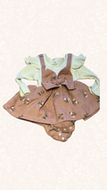 Kleid Rosa mit Schleife 50/56