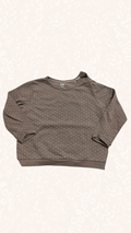 Pullover Braun mit Hellrosa Punkten 98