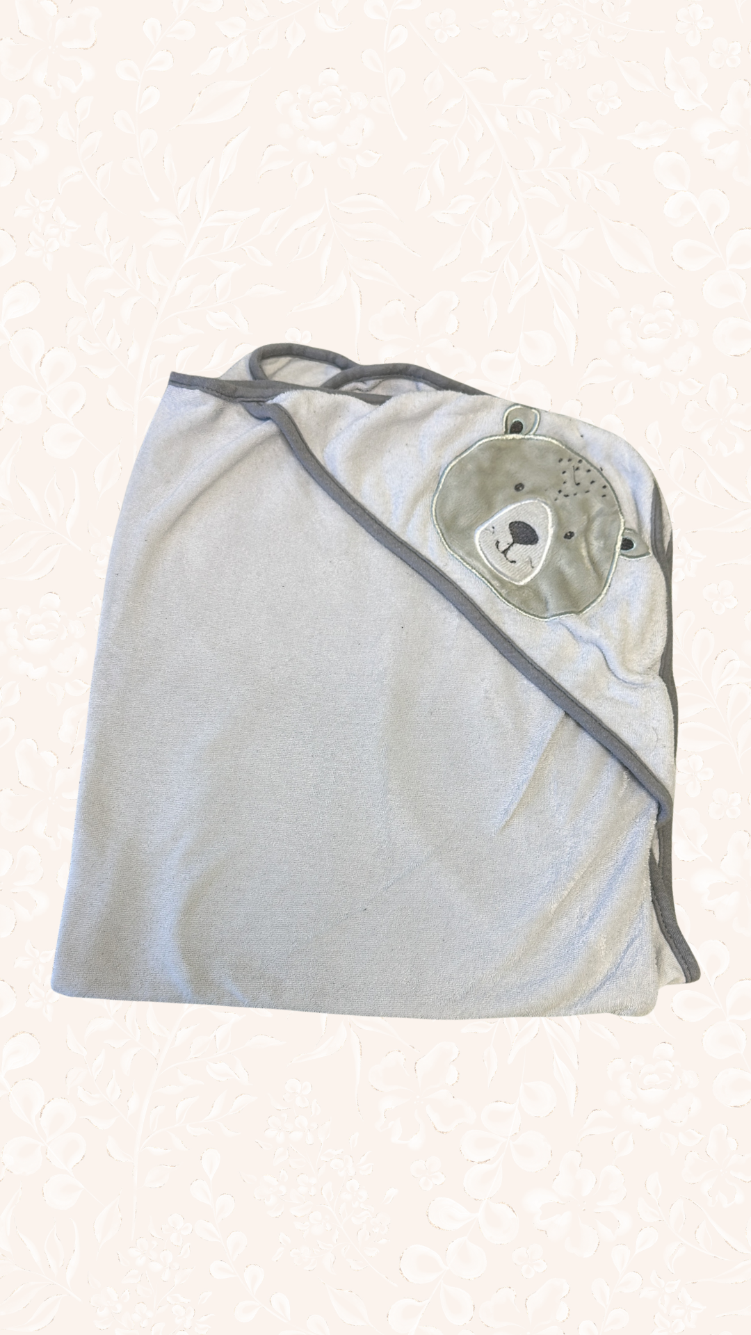 Baby Badetuch mit Kapuze Bär Hütte&Co