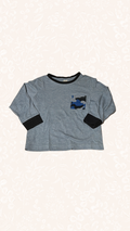 Pyjama Oberteil Blau 104