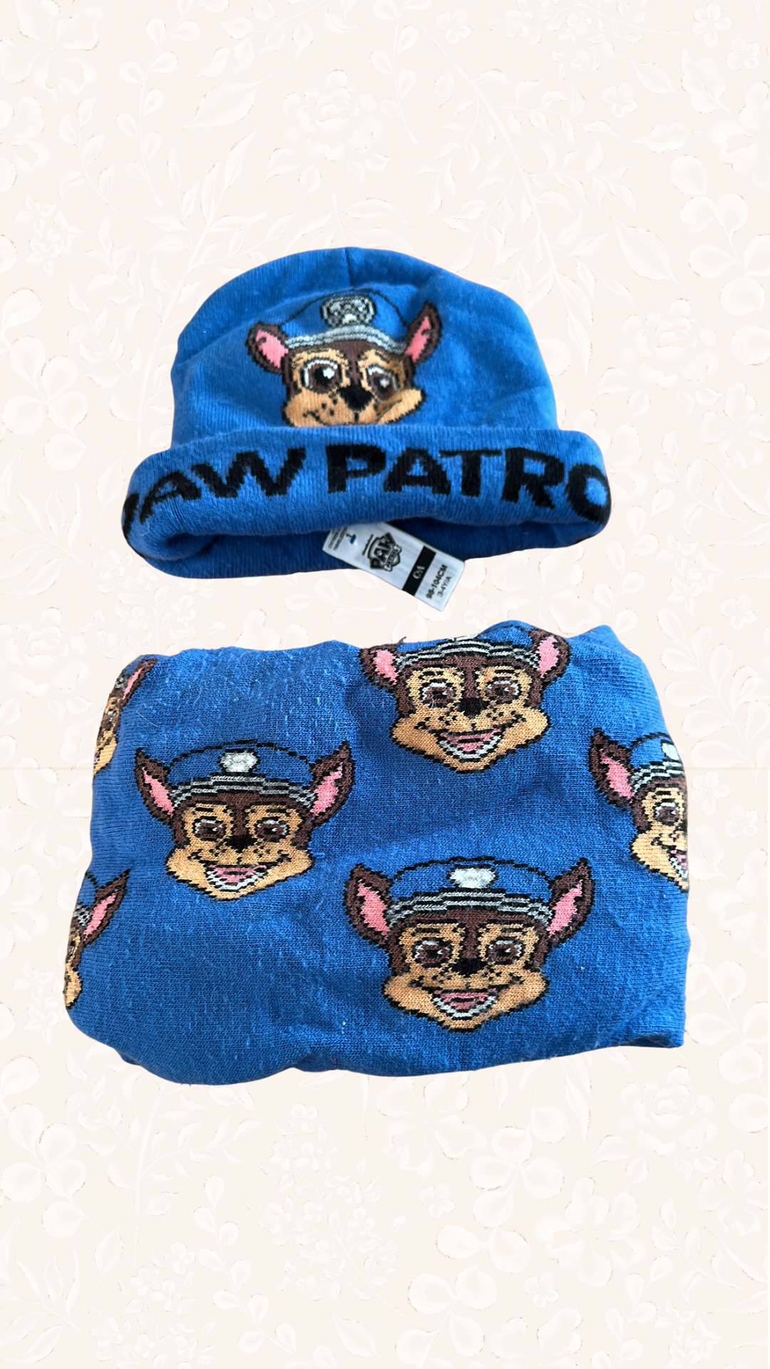 Set Schlupfschal und Mütze Paw Patrol 98/104