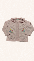 Jacke Blumen Rosa 98/104
