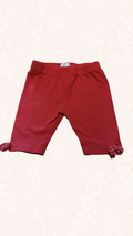 Hosen 3/4 Rot mit Schleifen 68