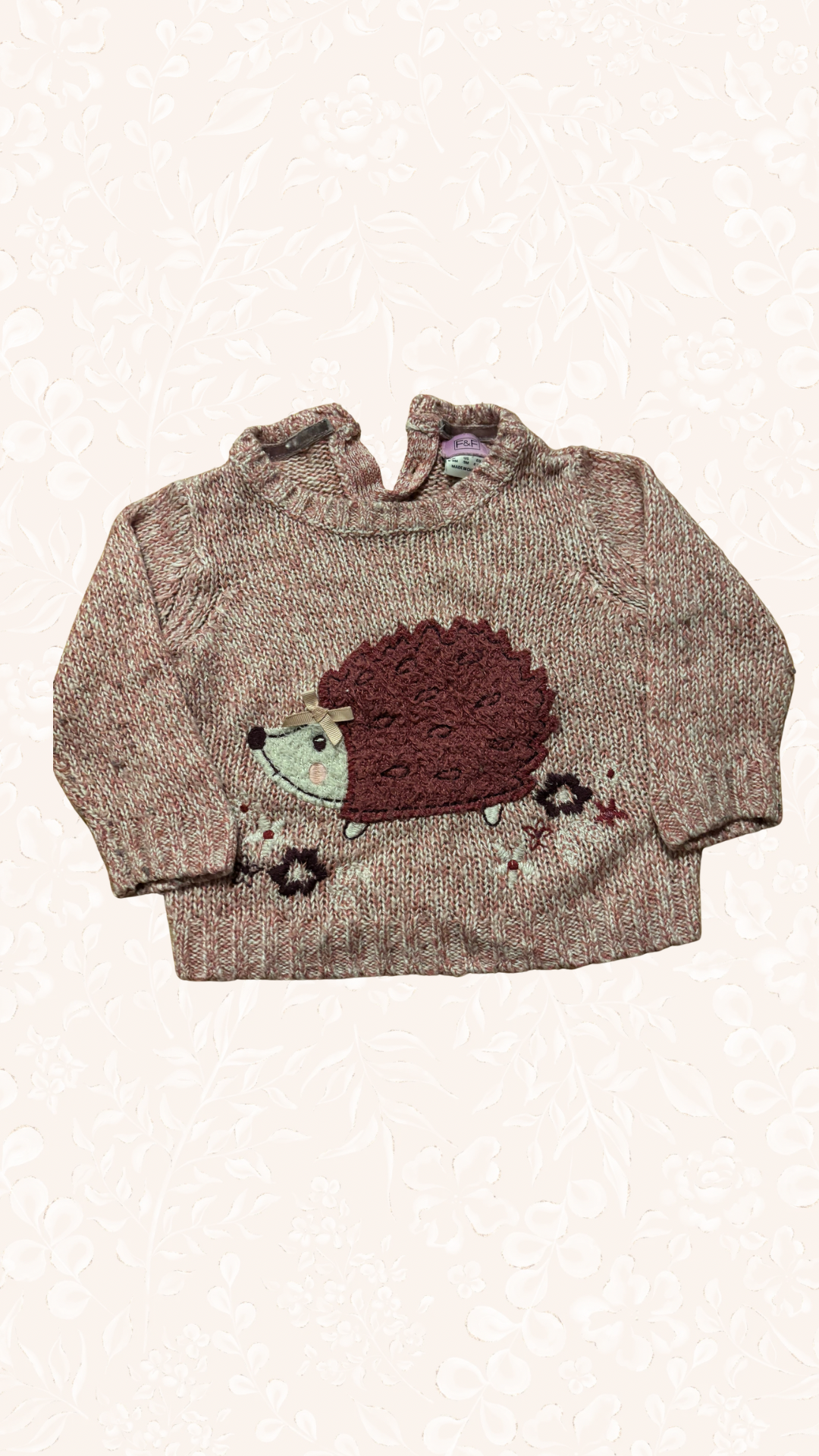 Pullover Gestrickt Rosa 68/74