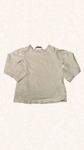 Langarmshirt Weiss 74