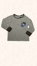 Langarmshirt Grau 98/104