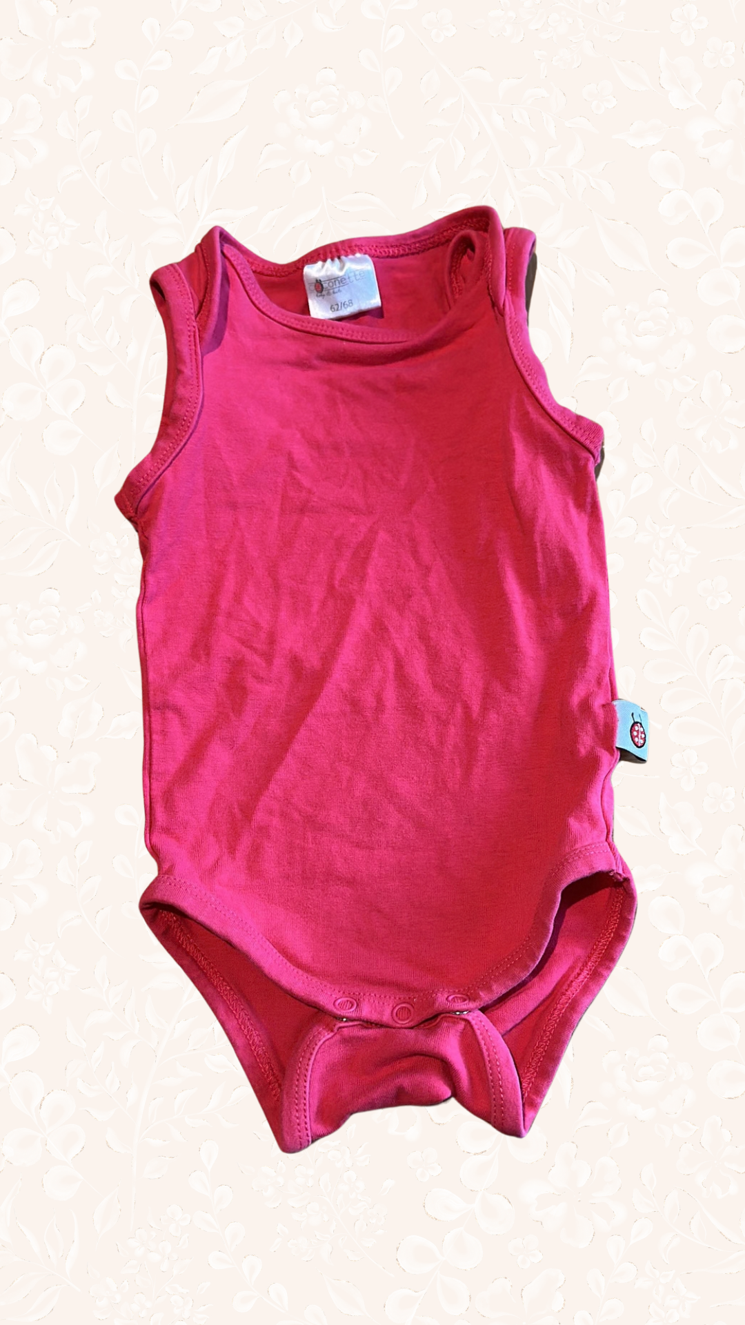 Body Kurzarm Pink 62/68