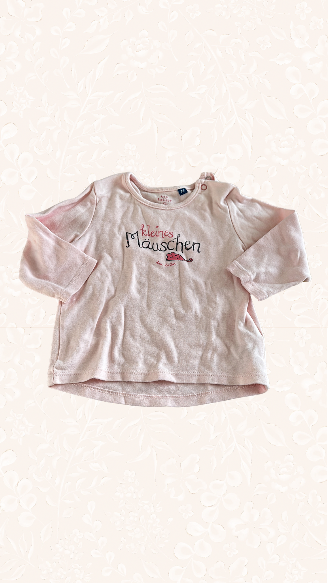 Langarmshirt Mäuschen 74