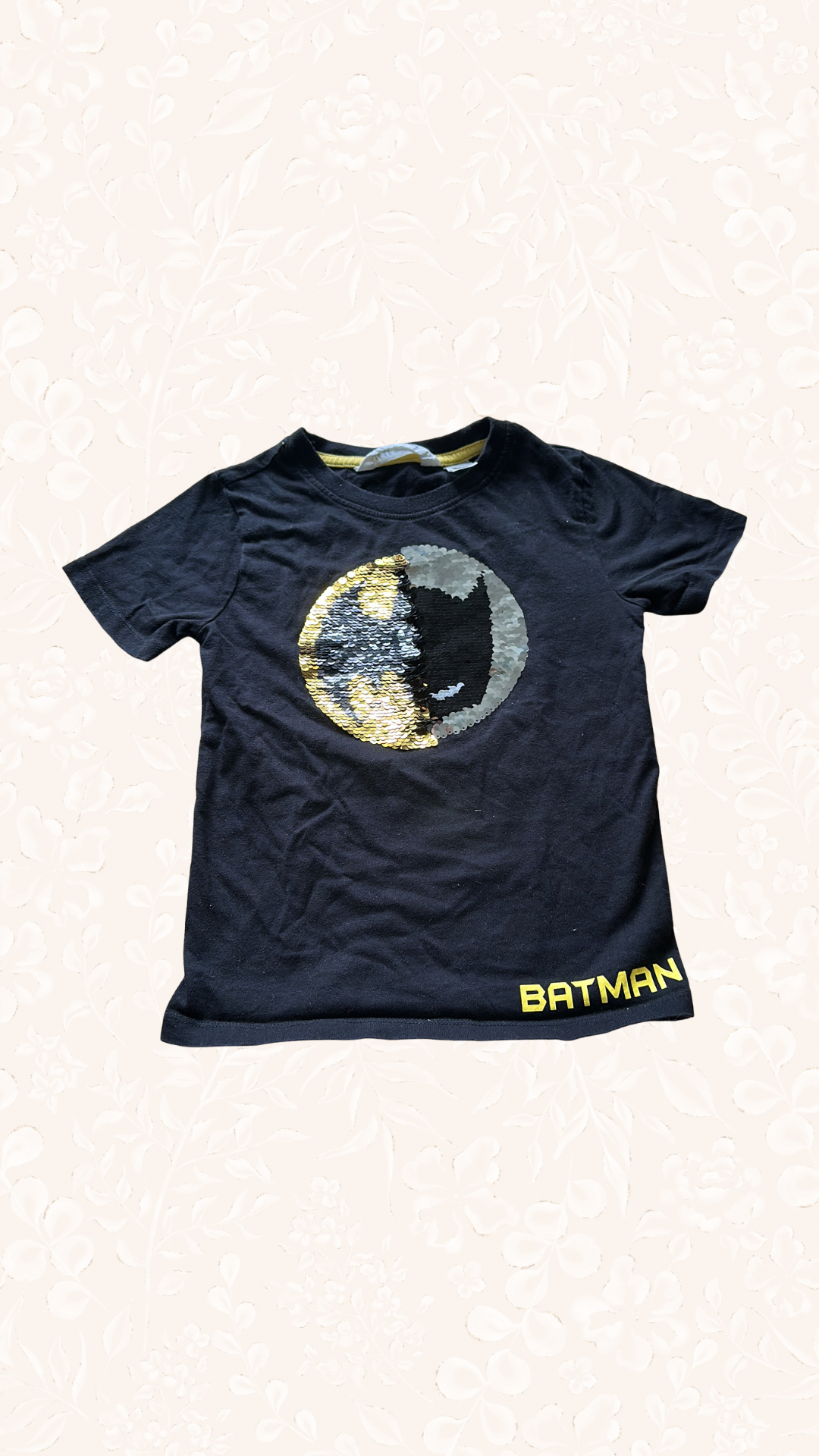 Shirt Batman mit Pallietten 110/116
