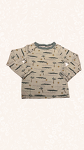 Langarmshirt Krokodil 104