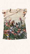 Badeshirt Pferde Blumen 98/104