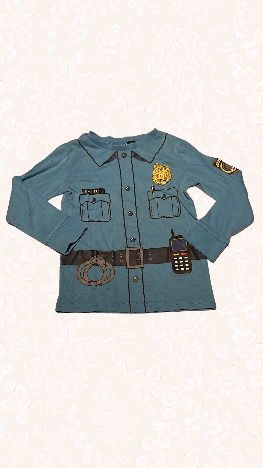 Langarmshirt Polizei 98/104