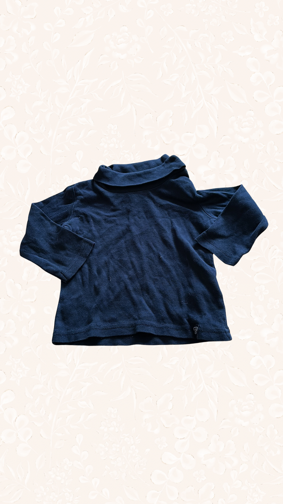 Langarmshirt Kragen 74/80