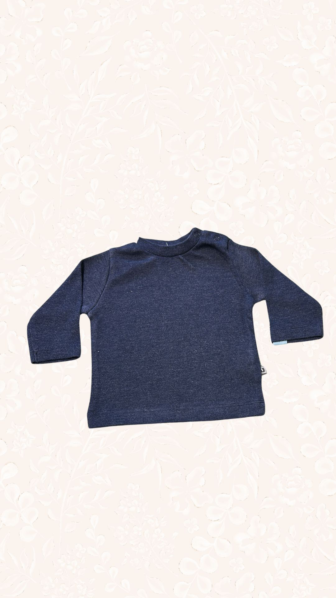Langarmshirt Blau 62