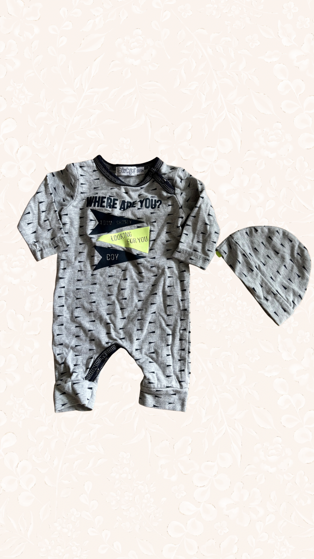 Set Pyjama mit Mütze 50