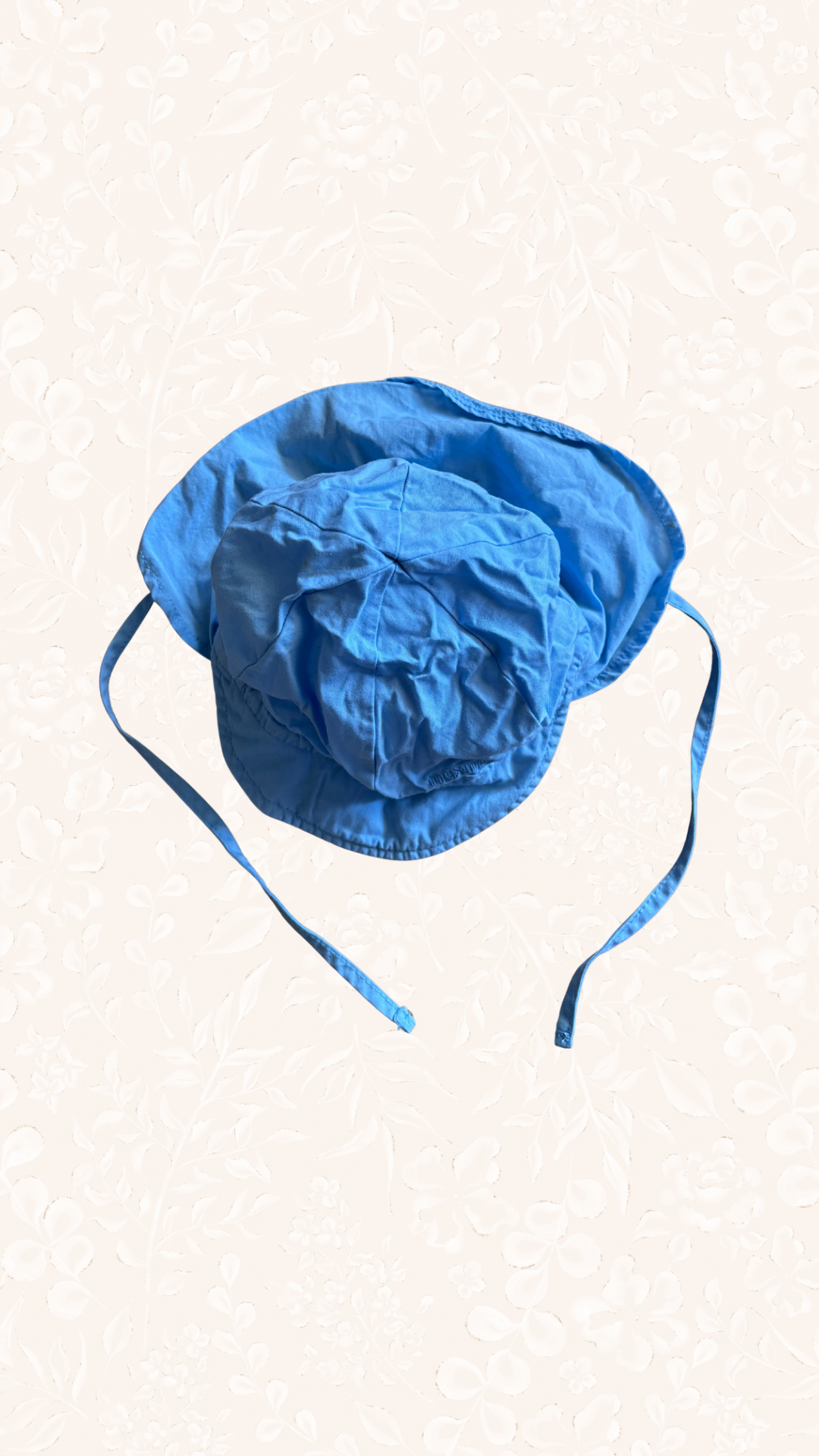 Sommerhut Hellblau mit Nackenschutz ca 74