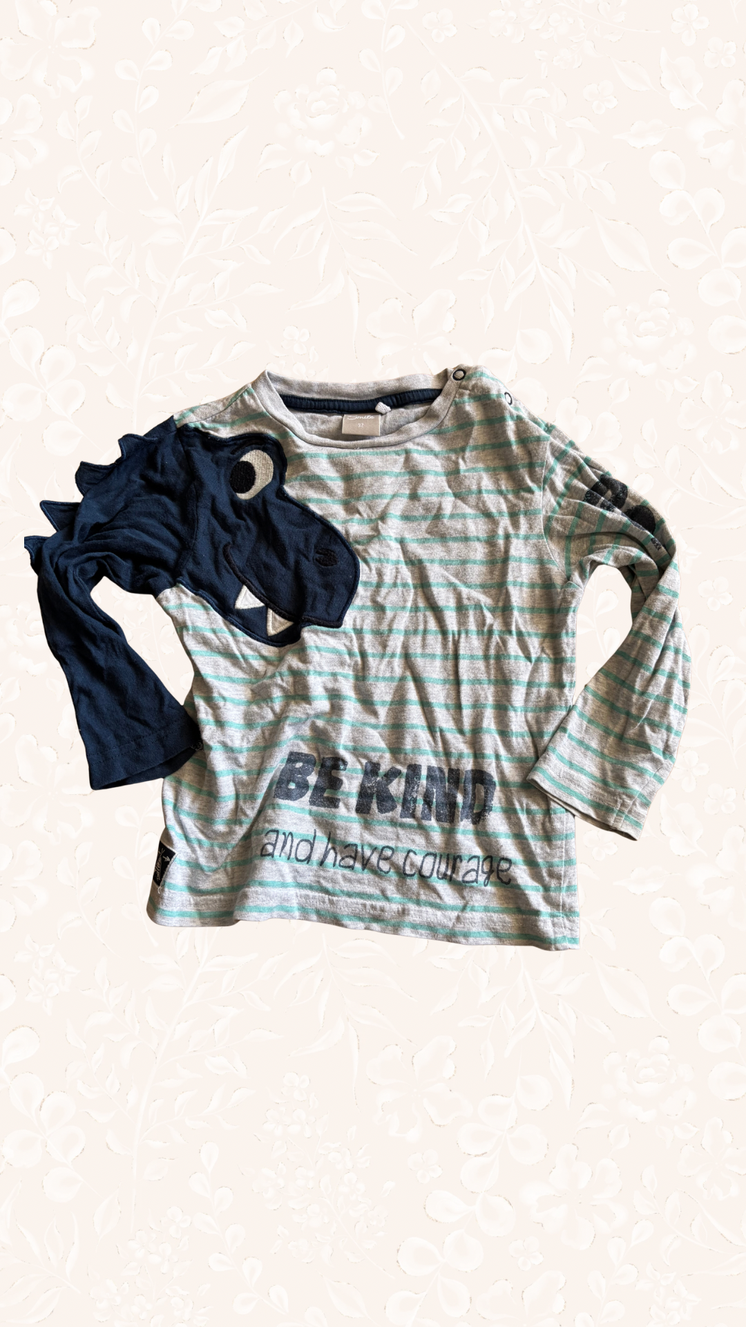 Langarmshirt Dino 92